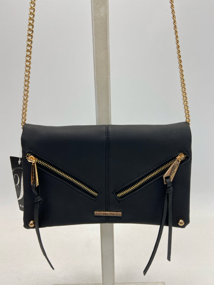 NWT Black Zipper Handbag