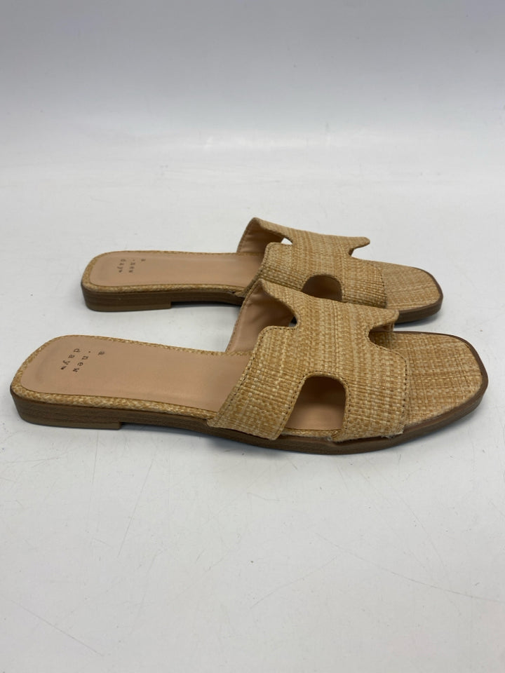 a new day  Size 8 Brown Cutout Sandals