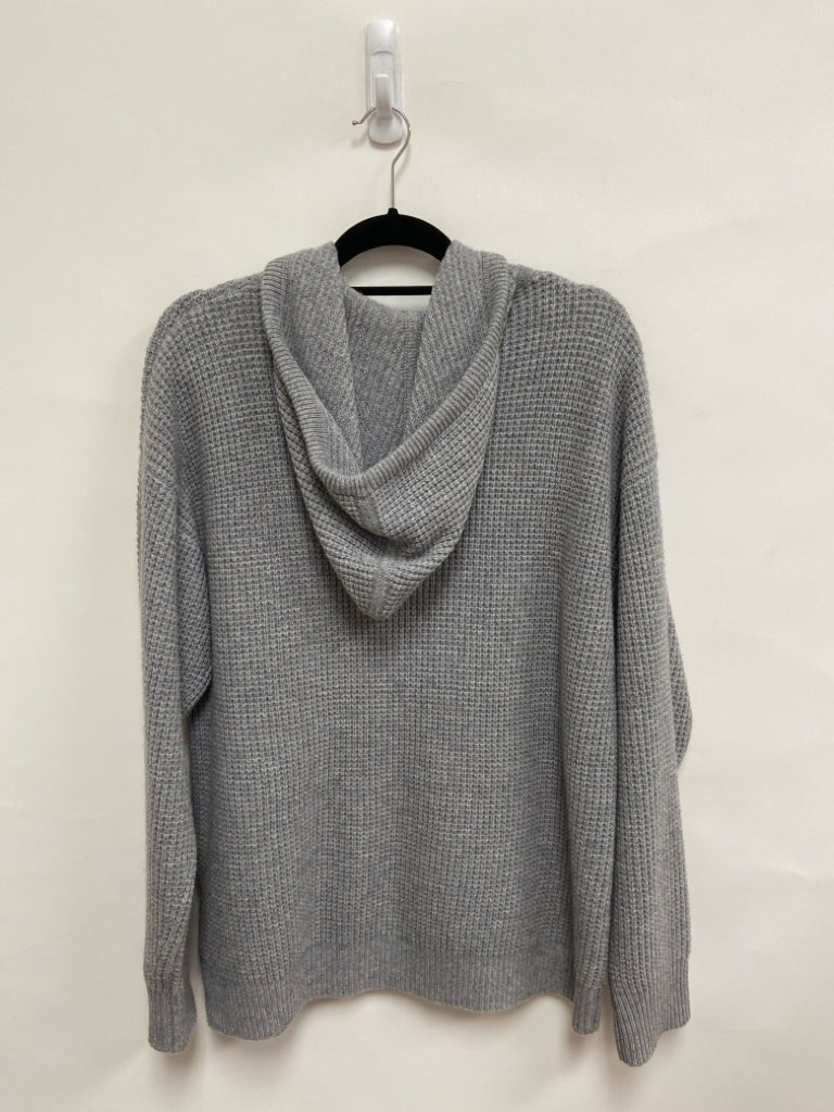 Coach Size L Gray Texture Hooded Ladies Sweater