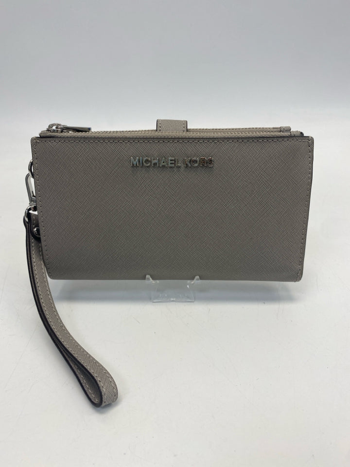 Michael Kors Gray Wristlet