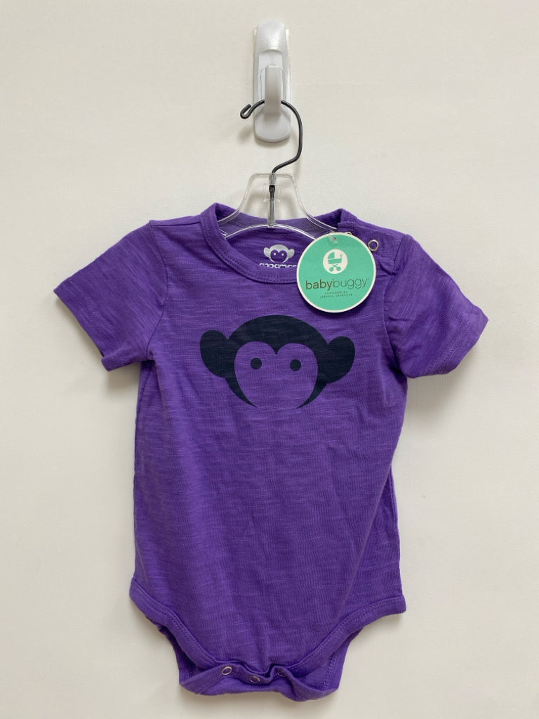 NWT SIZE 6M Purple Black Monkey Boy&
