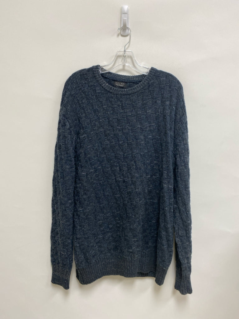 Zara Size XL Charcoal Navy Wool Blend Men&