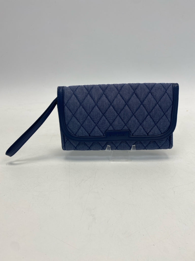 Vera Bradley Blue Quilted Wristlet