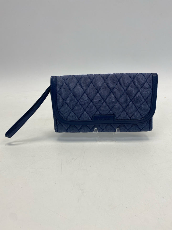 Vera Bradley Blue Quilted Wristlet