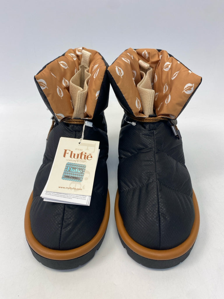 NWOT Anthropologie EU Shoe Size 40 Black Puffer Boots