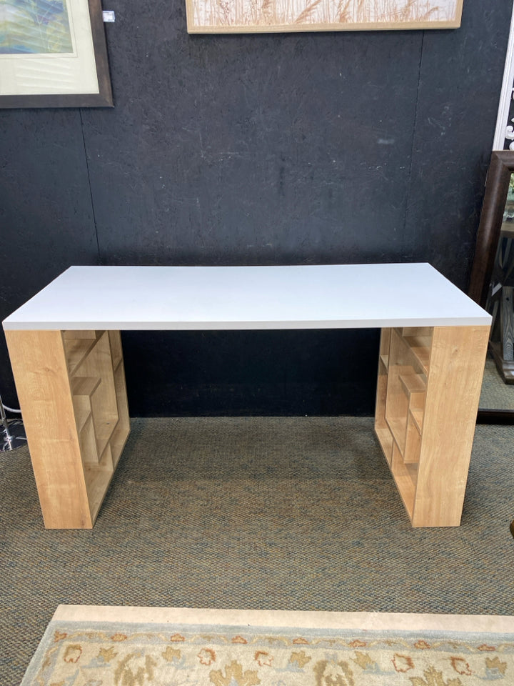 White/Brown Desk