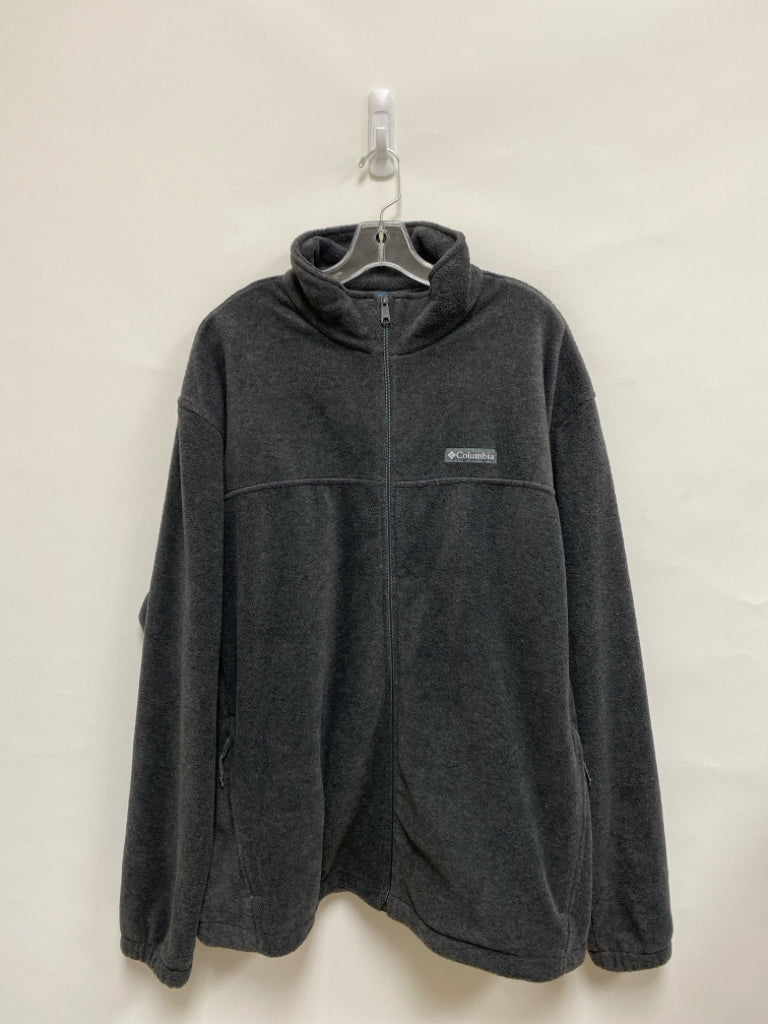 Columbia Size XXL Charcoal Fleece Men&