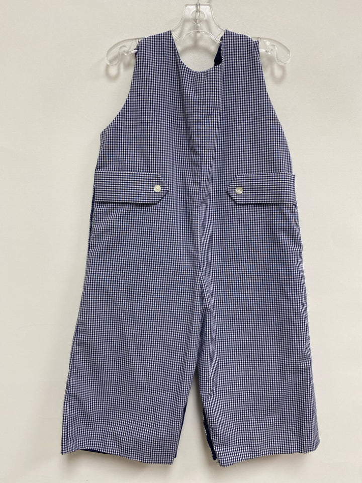 Rosalina SIZE 12M Navy/white Checkered Sleeveless Polyester Blend Boy&