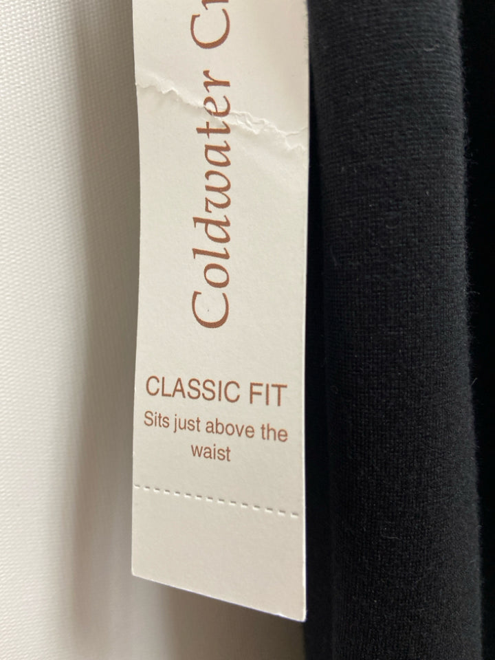 NWT Coldwater Creek Size SP Black Pull-on Petite Pants