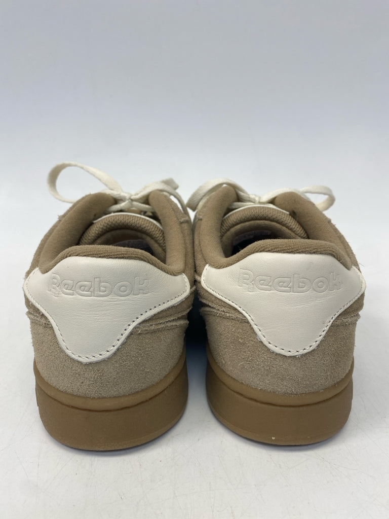 NWOT Reebok US Shoe Size 7.5 Brown Cream Lace-up Sneakers