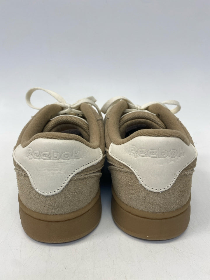 NWOT Reebok US Shoe Size 7.5 Brown Cream Lace-up Sneakers