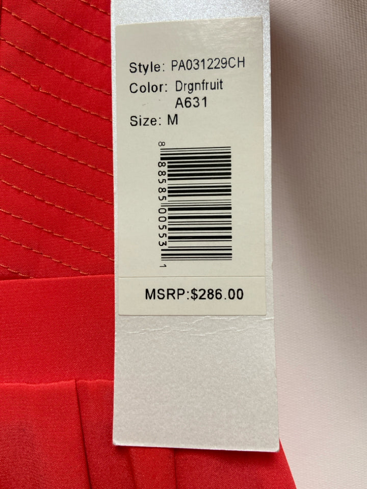 NWT Parker Size M Dark Coral Maxi Ladies Dress