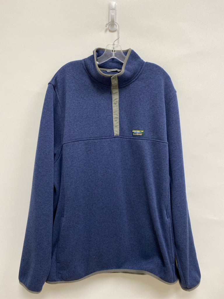 L L Bean Size 3X Dark Blue Knit Men&