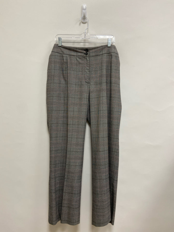 Talbots Size 16W Gray White/Red Houndstooth Plus Size Pants