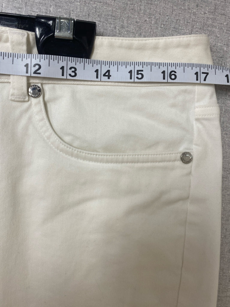 Brooks Brothers Size 12 White Cropped Ladies Pants