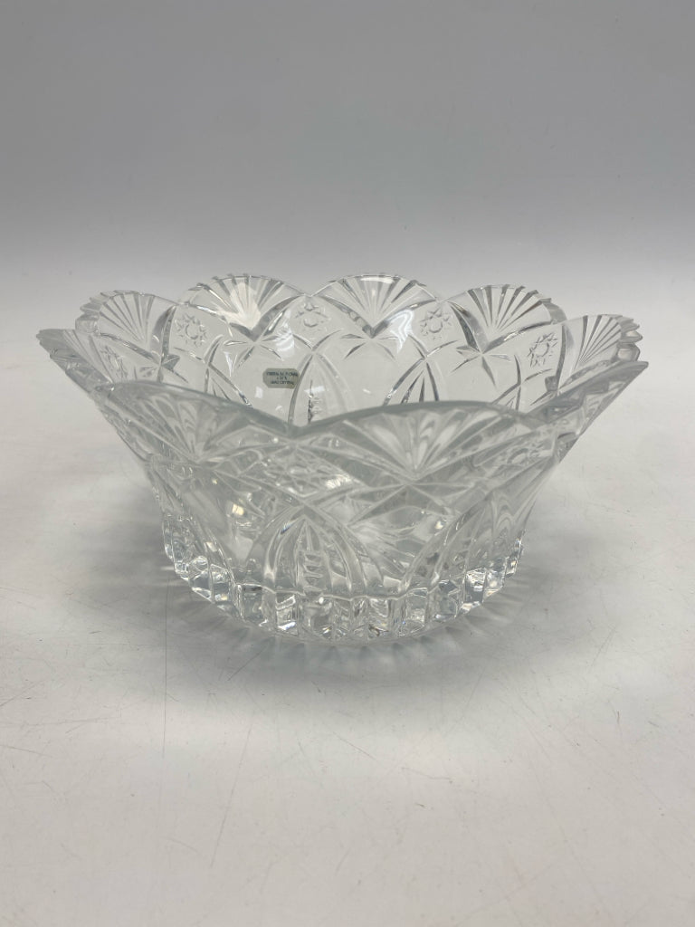Clear Crystal Decorative Bowl