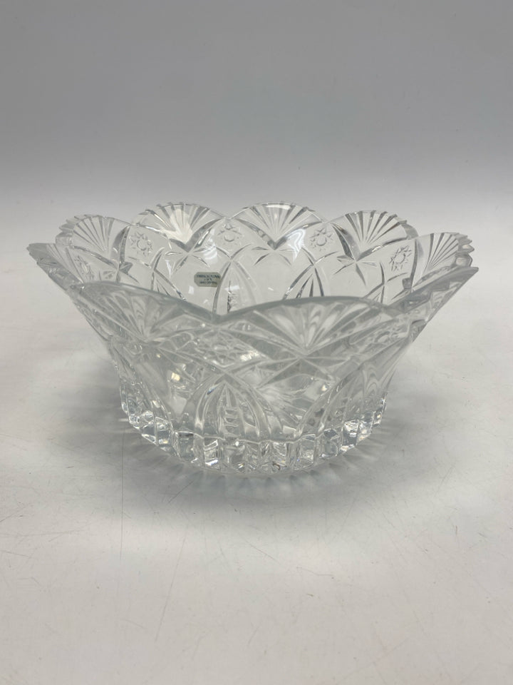 Clear Crystal Decorative Bowl