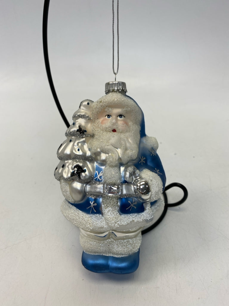 Blue White Ornaments