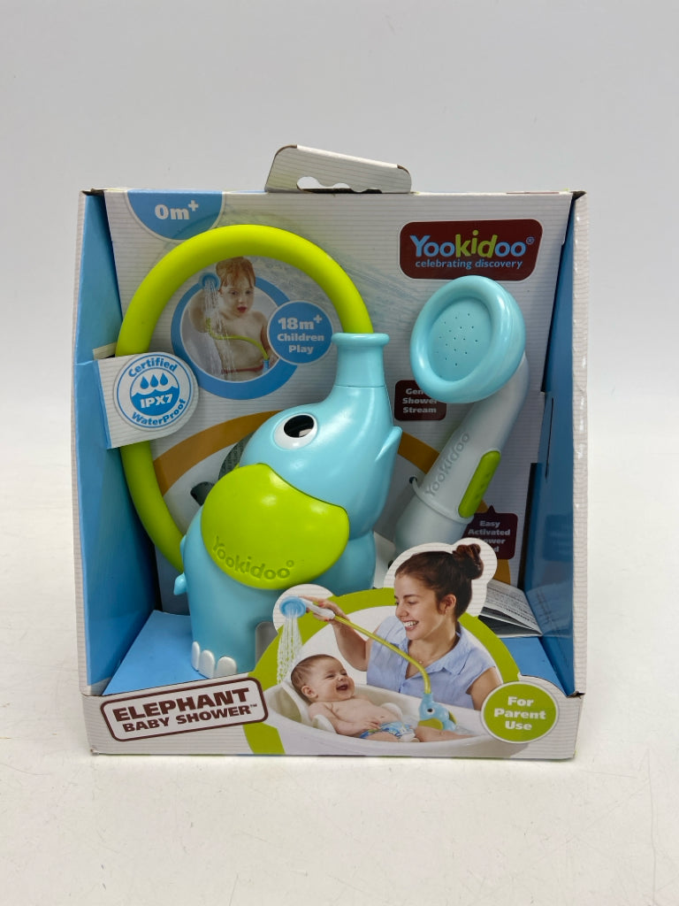 NEW/BOX Blue Elephant(s) Bath Toy