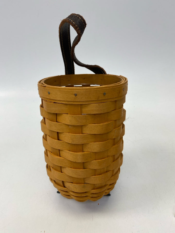Longaberger Brown Woven Wood Basket
