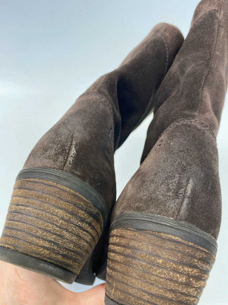 Josef Seibel US Shoe Size 9 Brown Side Zipper Suede Boots