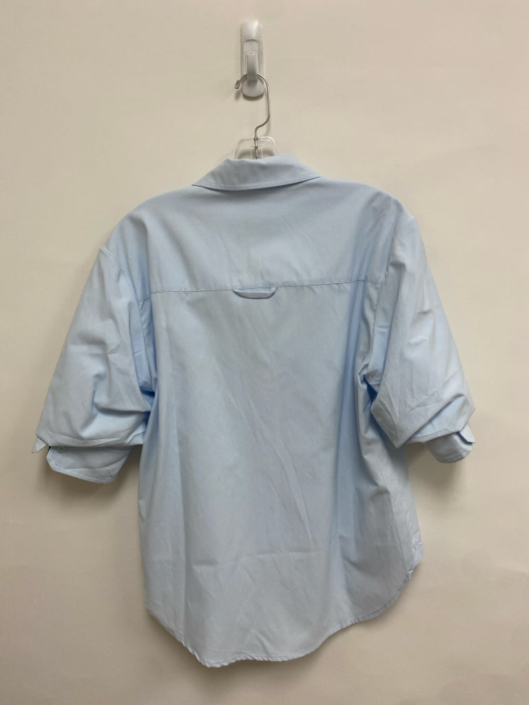 NWT Size S Powder Blue Button Up Ladies Top