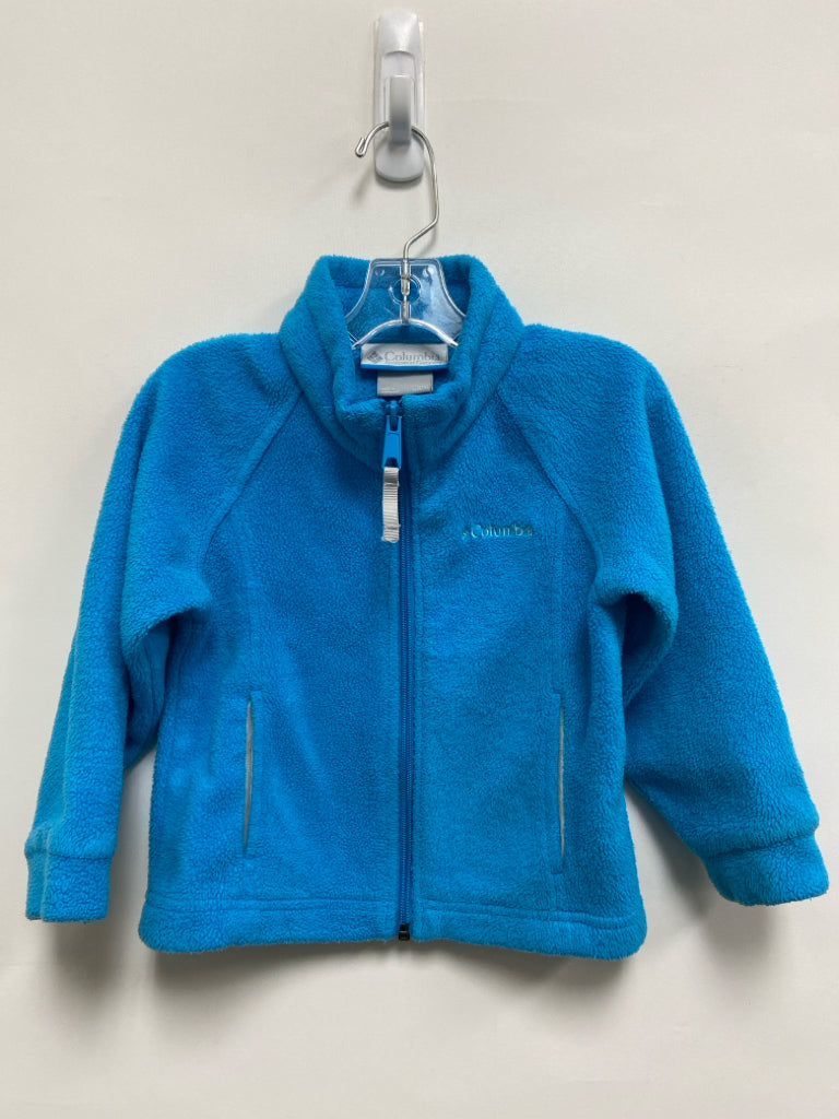 Columbia SIZE 3T Turquoise Zip Down Fleece Boy&