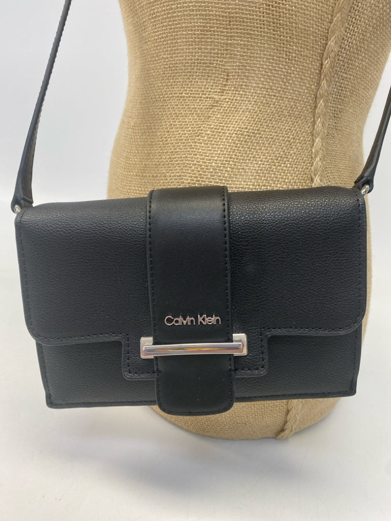 Calvin Klein Black Silver Accent(s) Crossbody