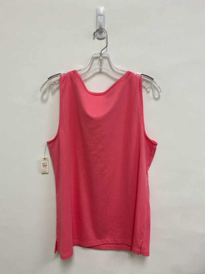 NWT Talbots Size XL Pink Sleeveless Ladies Top