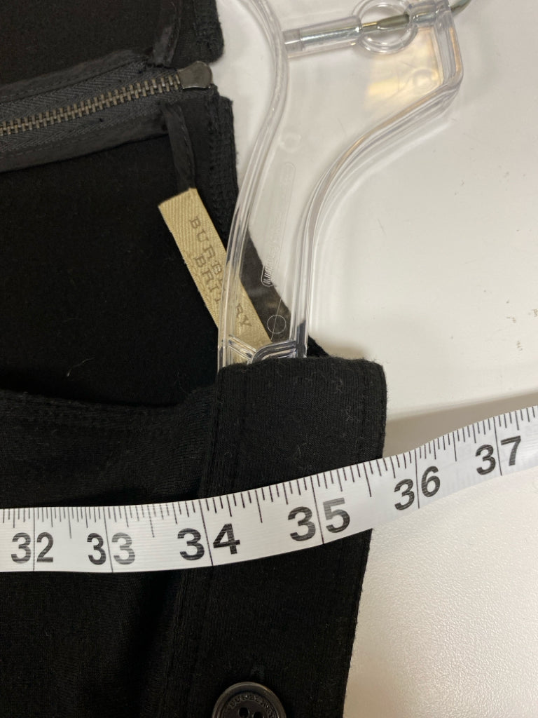 Burberry Size S Black Tan Ladies Dress