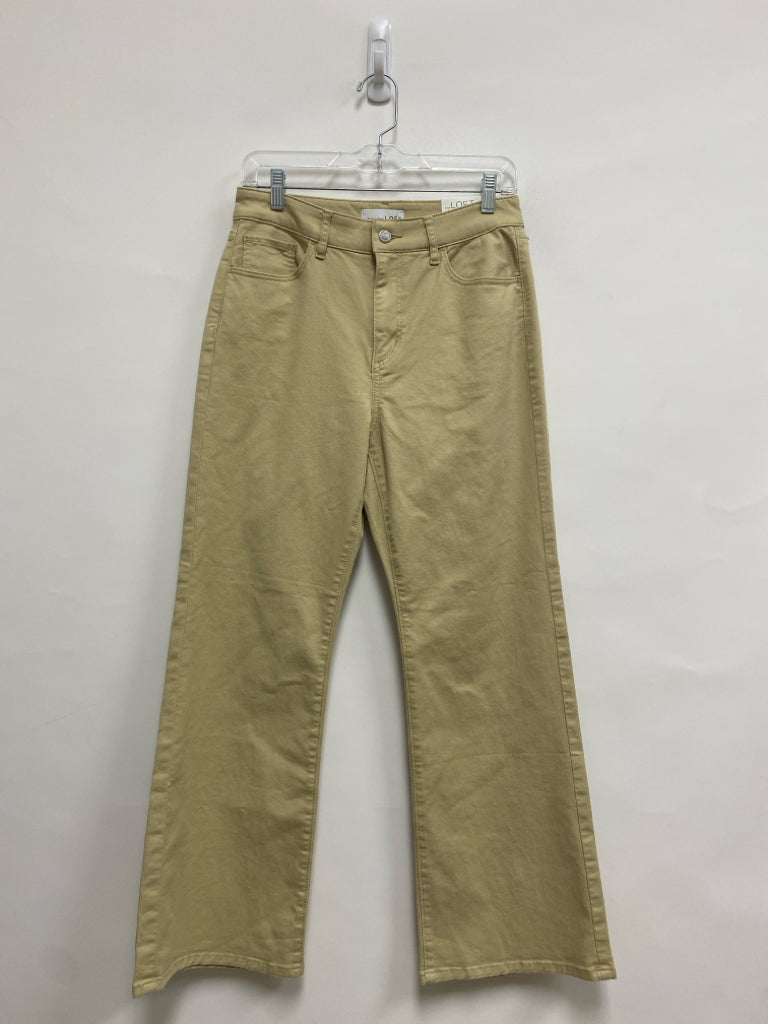 NWT LOFT Size 6P Tan Petite Jeans