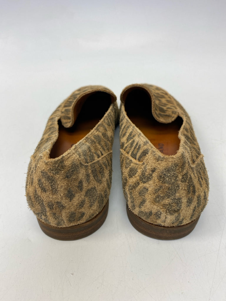 Lucky Brand US Shoe Size 6.5 Brown Animal Print Flats