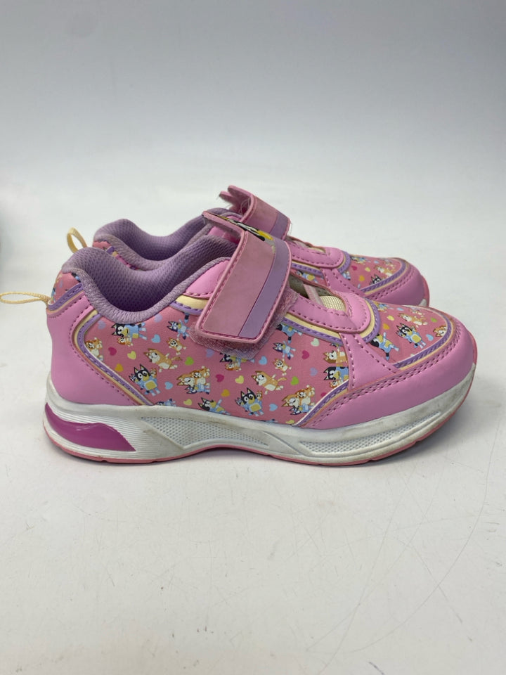 SIZE 13 Pink Multi Color Bluey Girl&