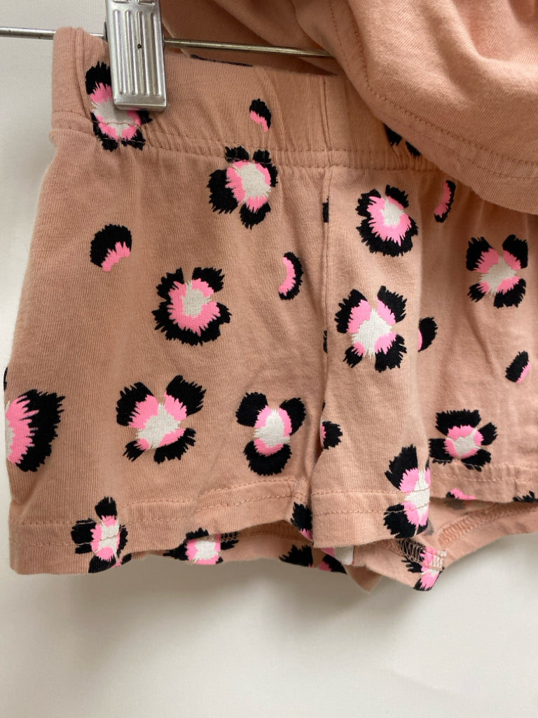 SIZE 2/3 Dusty Coral Pink/Black Ruffles Sleeveless Girl&
