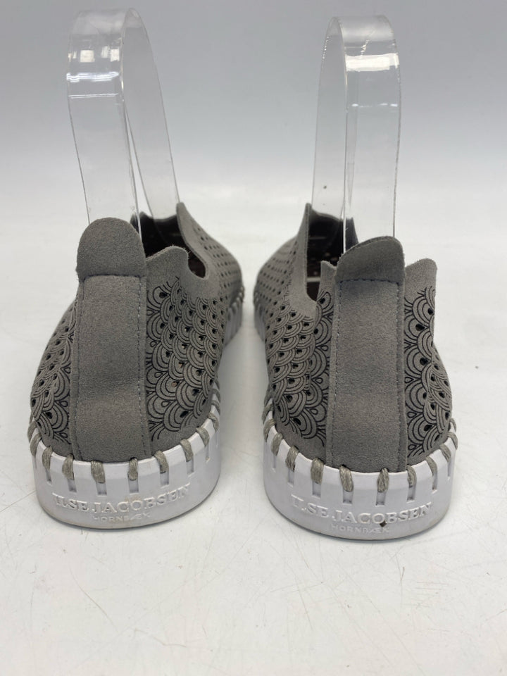 Ilse Jacobsen Hornbaek EU Shoe Size 39 Gray Perforated Sneakers