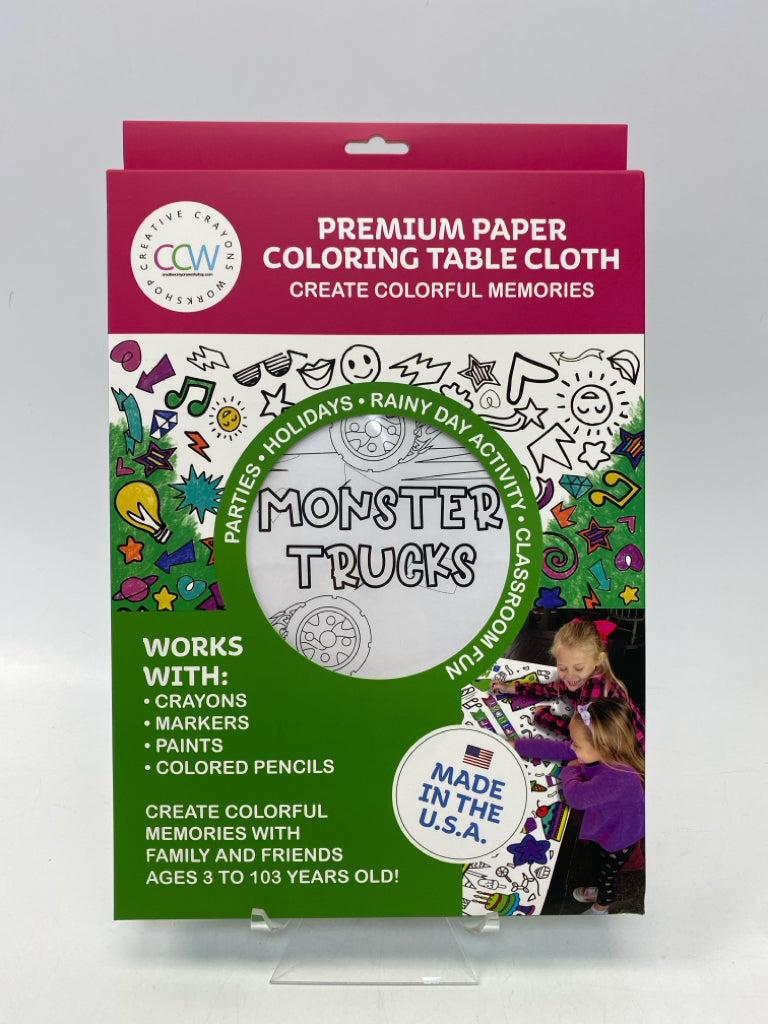 Monster Trucks Kids Arts &amp; Crafts