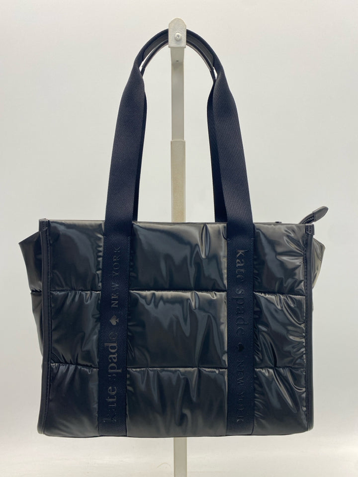 Kate Spade Black Puffer Tote Bag