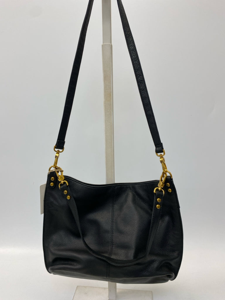 NWT Hobo Black Leather Handbag