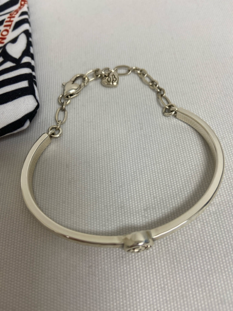 Brighton Silver Color Hammered Bracelet