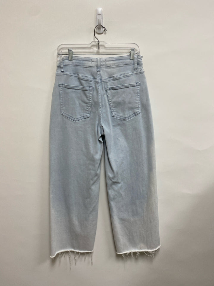 VERVET Size 7 Pale Denim Wide Leg Ladies Jeans