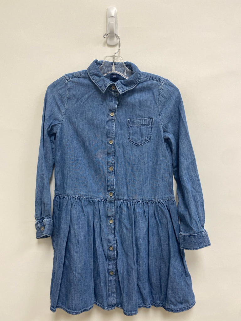 Gap SIZE S Blue Long Sleeve Chambray Girl&