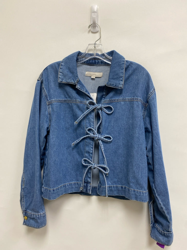 NWT LOFT Size S Blue Denim Ladies Jacket