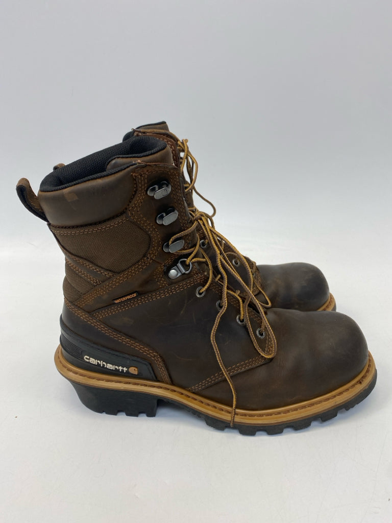 Carhartt Size 10 Brown Lace-Up Men&
