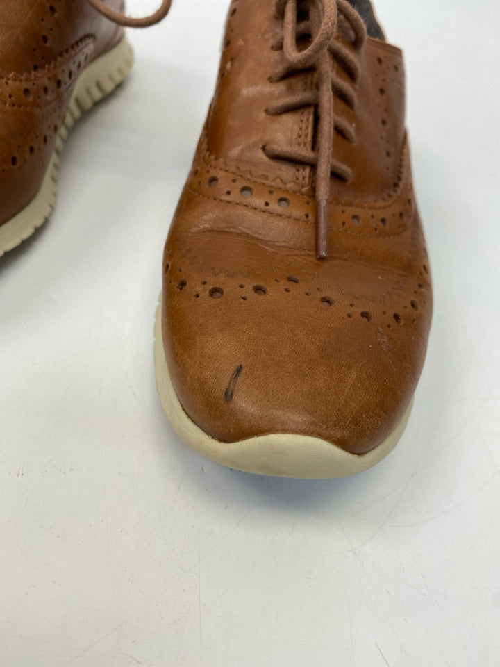 Cole Haan  Size 5.5 Brown Lace-up Flats