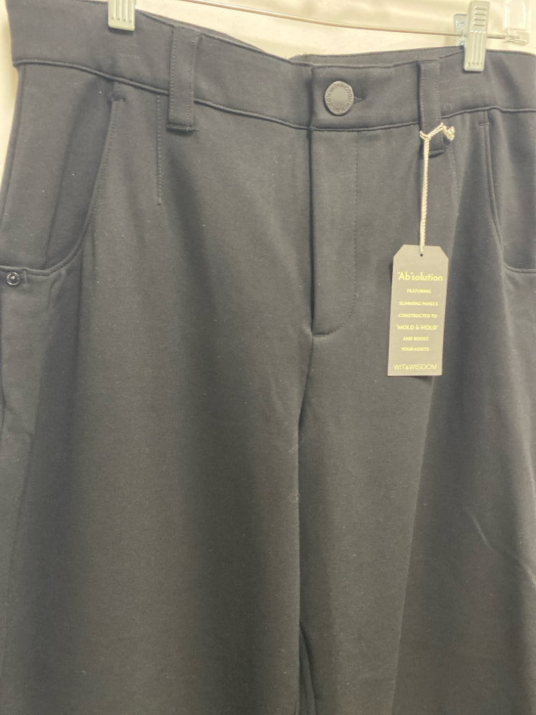 NWT Wit &amp; Wisdom Size 12 Black Wide Leg Ladies Pants
