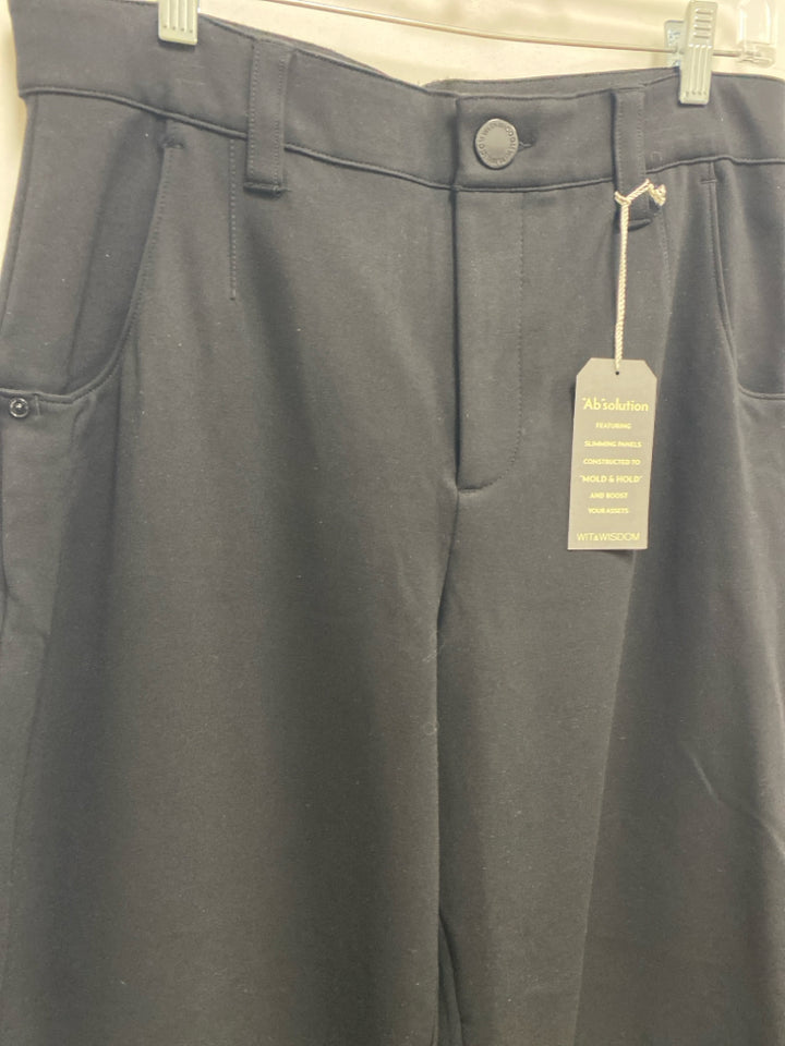 NWT Wit &amp; Wisdom Size 12 Black Wide Leg Ladies Pants