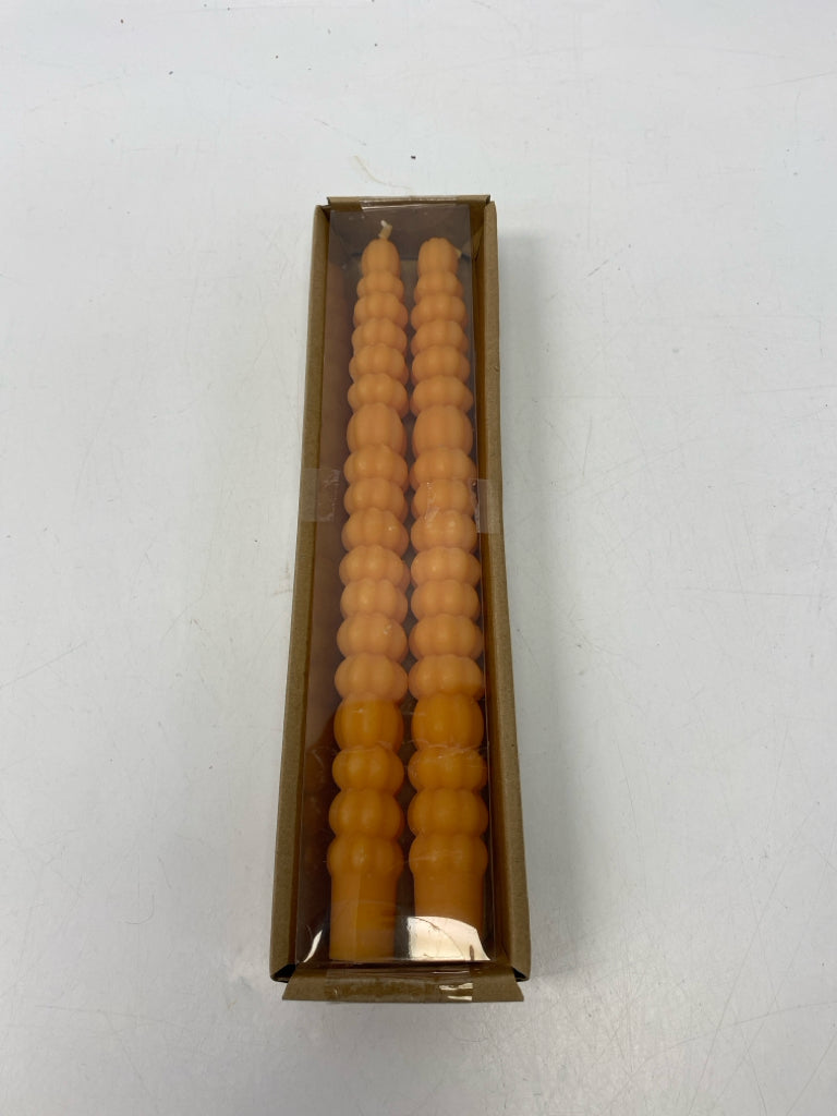NEW/BOX Orange Candle