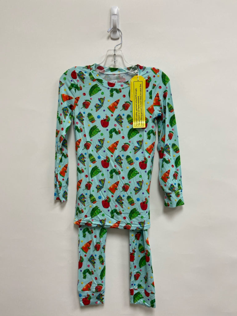 NWT SIZE 7/8 Aqua Green/Red Caterpillar Girl&