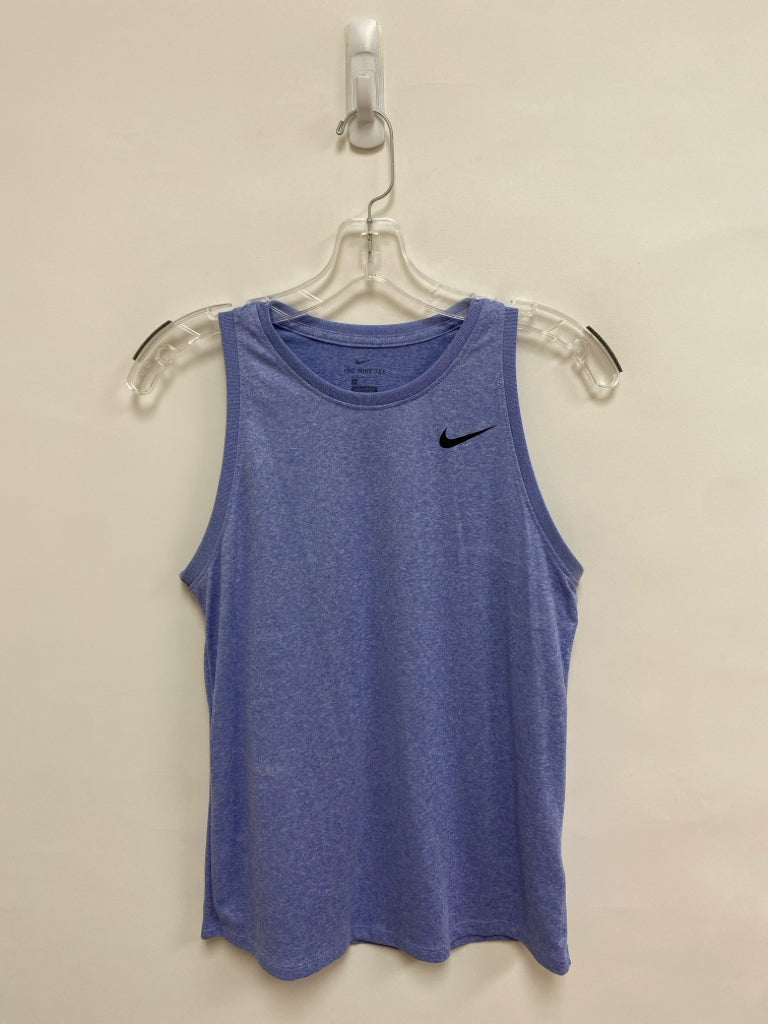 Nike Size S Blue Mottled Sleeveless Athletic Top