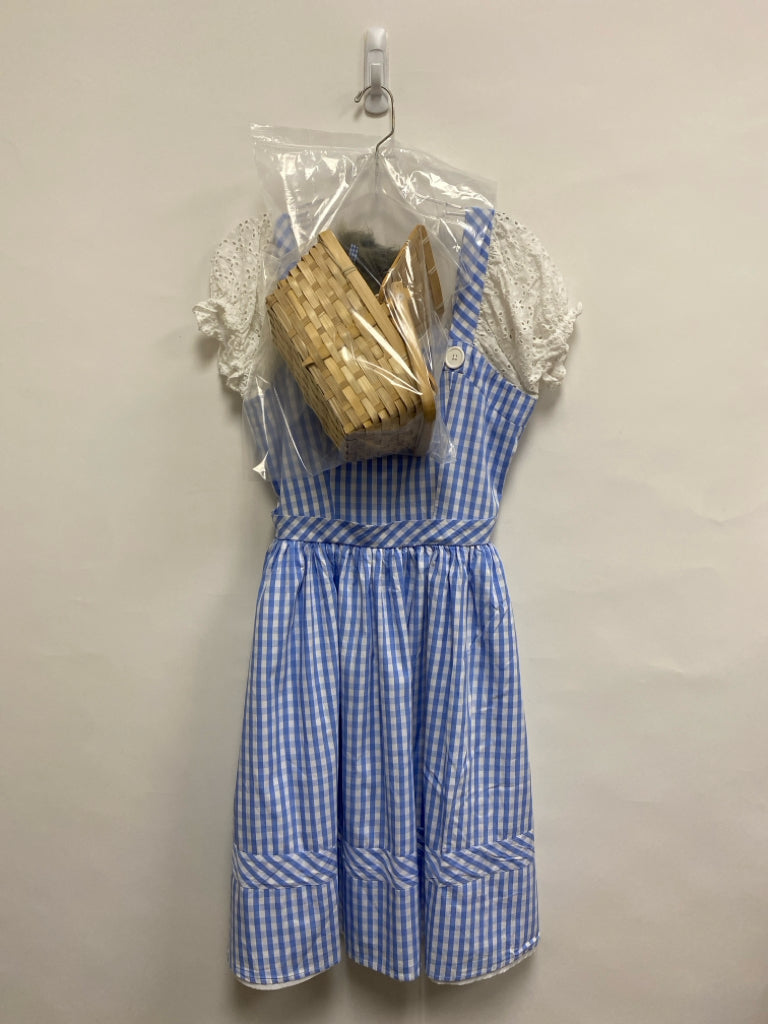 White/Blue Checkered Halloween